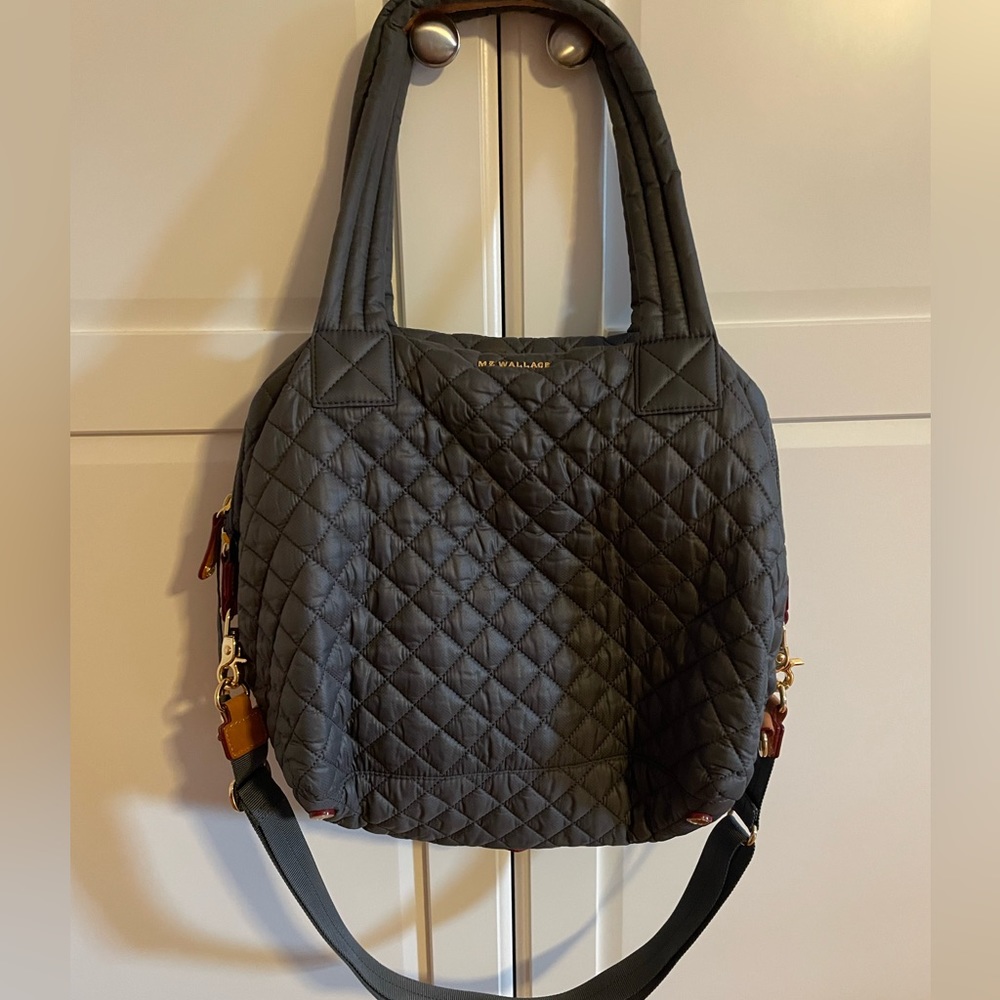 MZ Wallace Large Sutton Tote Grey